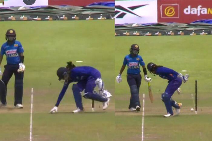 यास्तिका भाटिया ने दिखाया चुस्ती-फुर्ती और दिमाग का मेल, धोनी स्टाइल में किया श्रीलंकाई बल्लेबाज को आउट